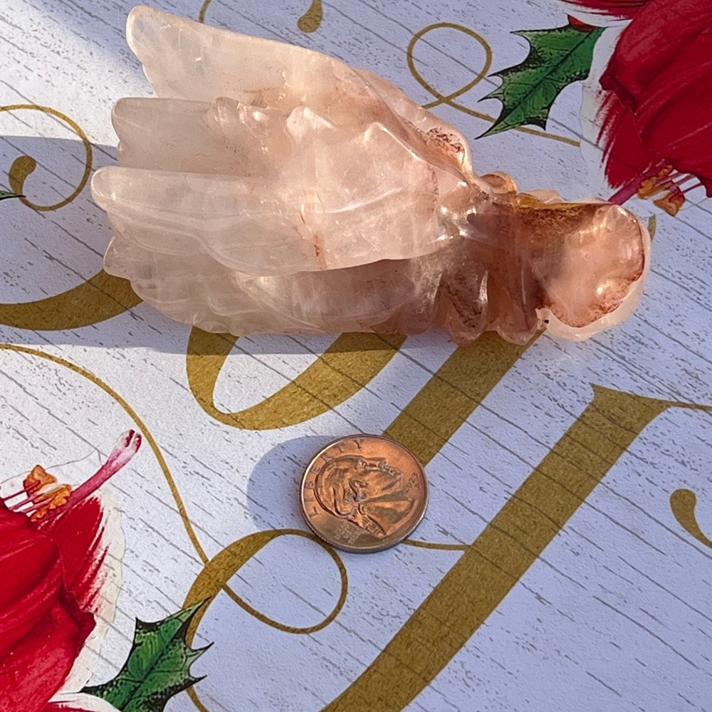 FIRE QUARTZ Dragon’s Head carving